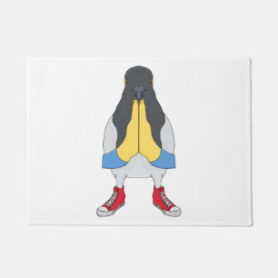 Pigeon with Shoes Doormat