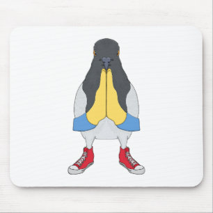 Pigeon with Shoes Mouse Pad