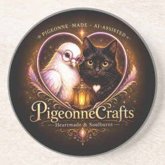 PigeonneCrafts Heartmade Coaster