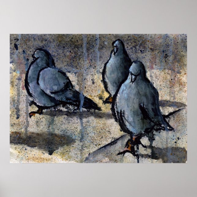 Pigeons #4 poster (Front)