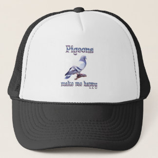 Pigeons Make Me Happy Trucker Hat