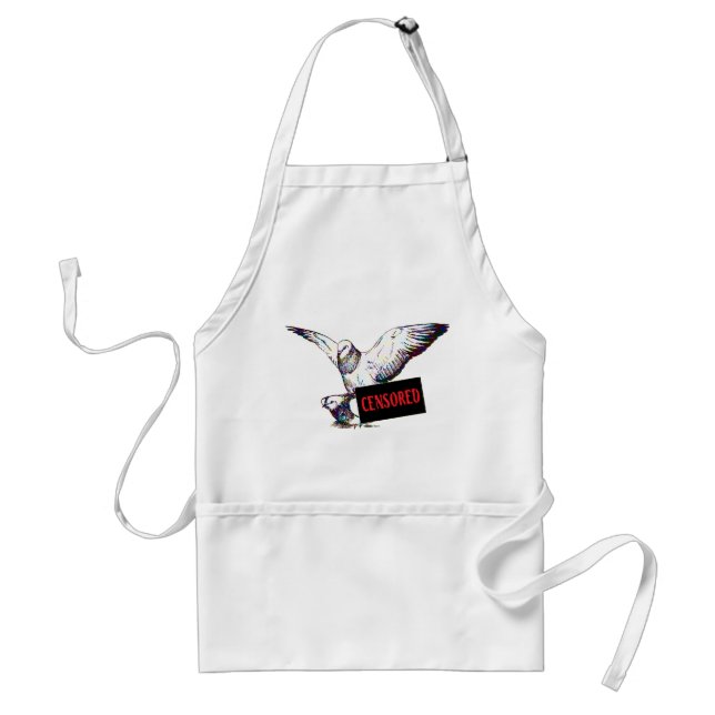 Pigeons Mating:  Censored! Standard Apron (Front)