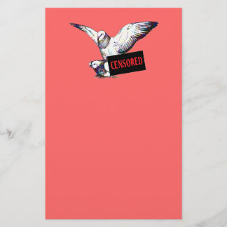 Pigeons Mating: Censored! Stationery