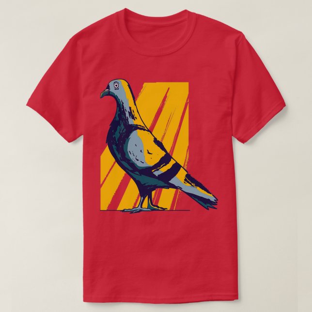 pigeons pigeon city pigeon carrier pigeon gift ide T-Shirt (Design Front)