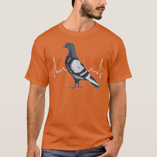pigeons pigeon heartbeat city pigeon carrier pigeo T-Shirt