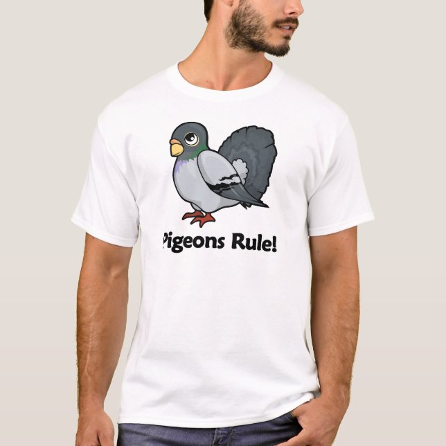 Pigeons Rule! T-Shirt (Front)