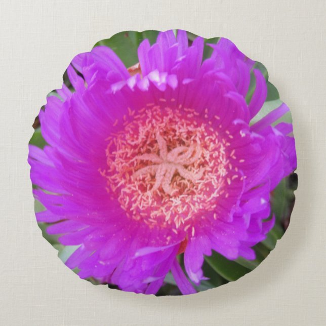 Pigface Round Pillow (Front)