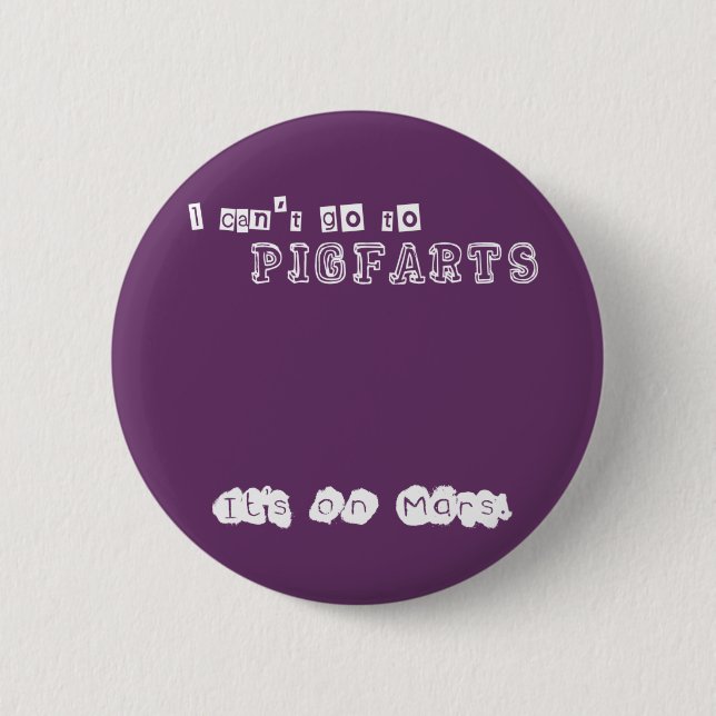 Pigfarts 6 Cm Round Badge (Front)