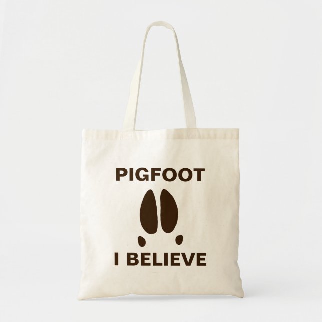Pigfoot - I Believe Tote Bag (Front)