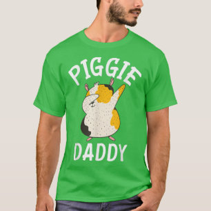 Piggie Daddy Cute Guinea Pig Dad  T-Shirt