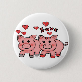 piggies 6 cm round badge