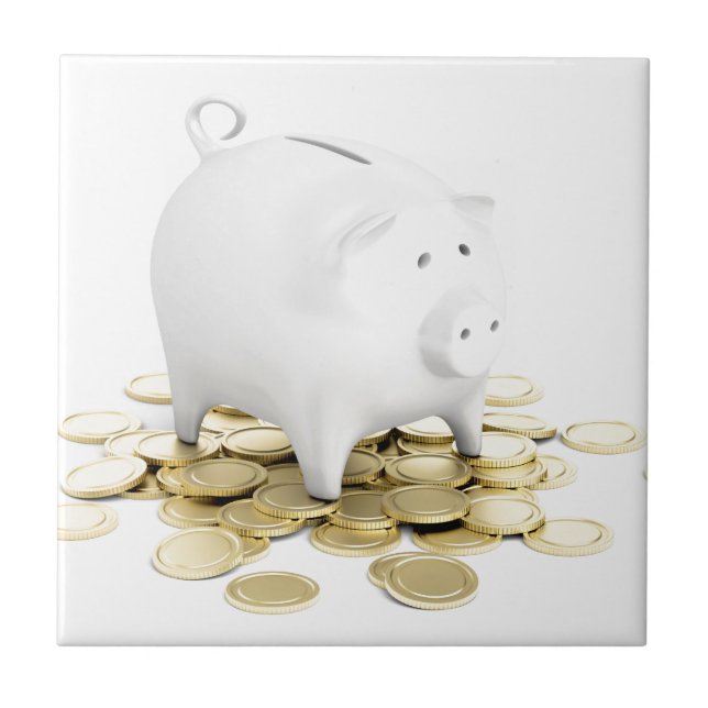 Piggy bank and coins tile (Front)