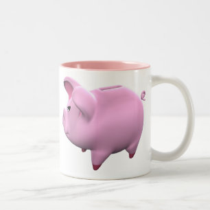 Piggy Bank Toon Coffee Mug