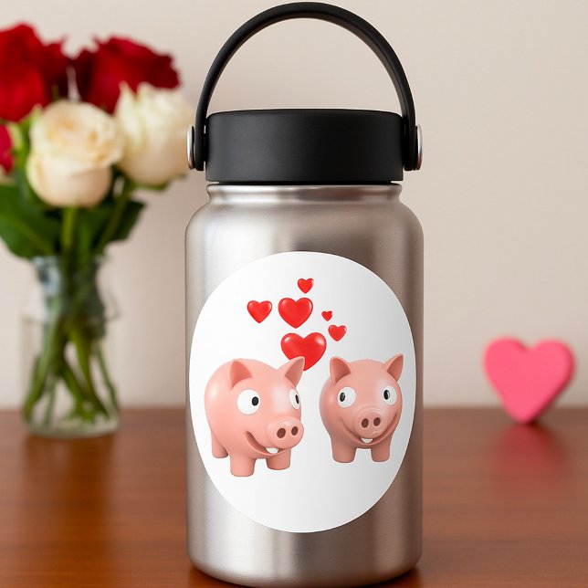 Piggy Banks In Love Stickers (Creator Uploaded)