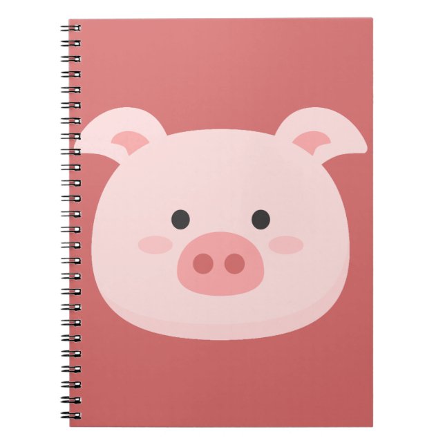 Piggy Birthday Kids Art Notebook (Front)