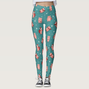 Piggy Christmas Leggings