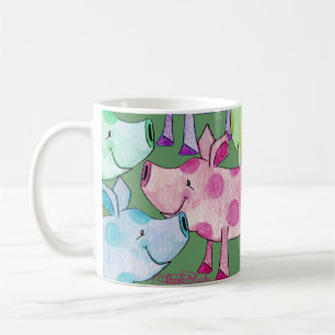Piggy Collage Coffee Mug
