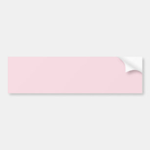Piggy Pink Solid Colour Bumper Sticker
