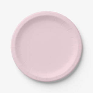 Piggy Pink Solid Colour Paper Plate