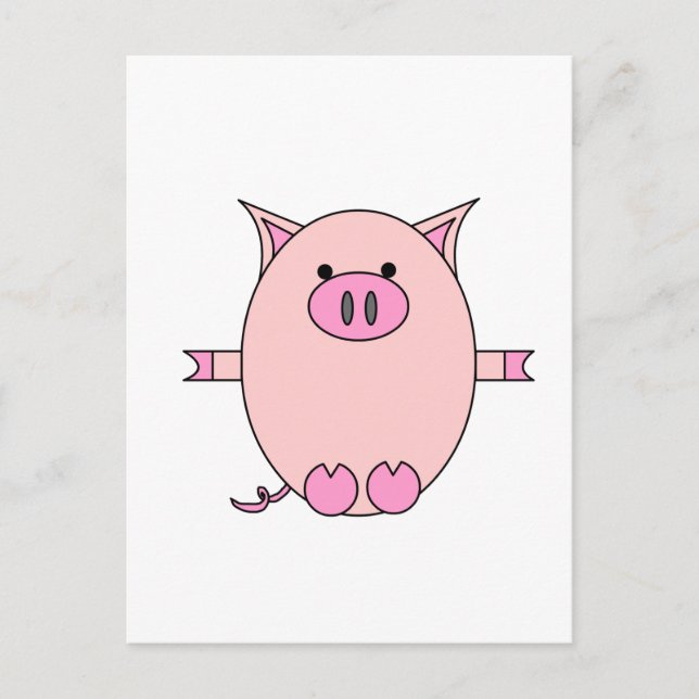 Piggy Power Postcard (Front)