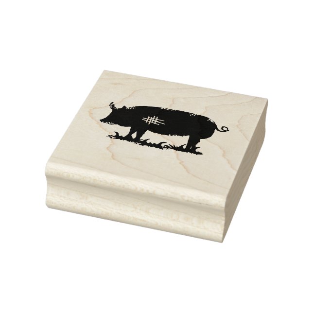 Piggy Rubber Stamp (Stamp)