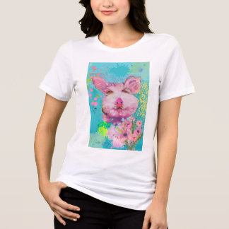 Piggy T-shirt Tri-Blend Shirt