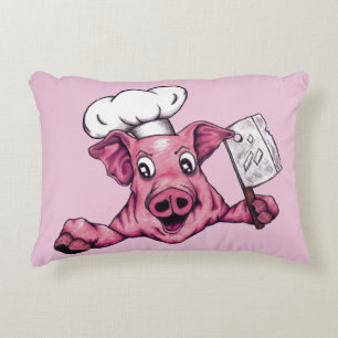 Piggy The Hamicidal Maniac Funny Pig Art Throw Decorative Cushion