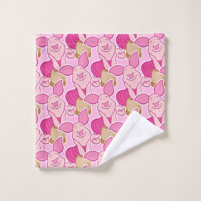 Piglet Bath Towel Set (Wash Cloth)
