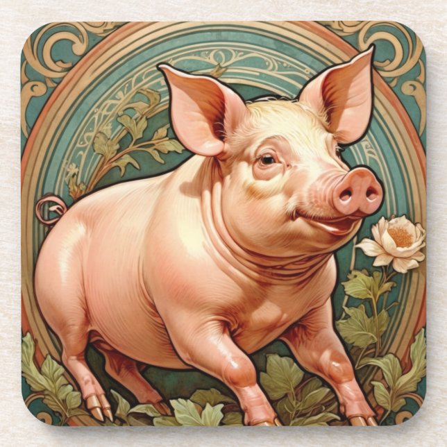 Piglet Coaster (Front)