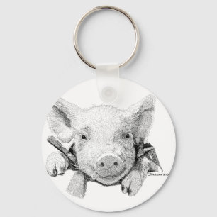 Piglet Key Ring
