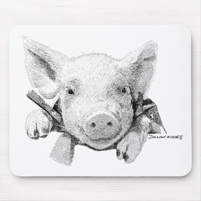 Piglet Mouse Pad (Front)
