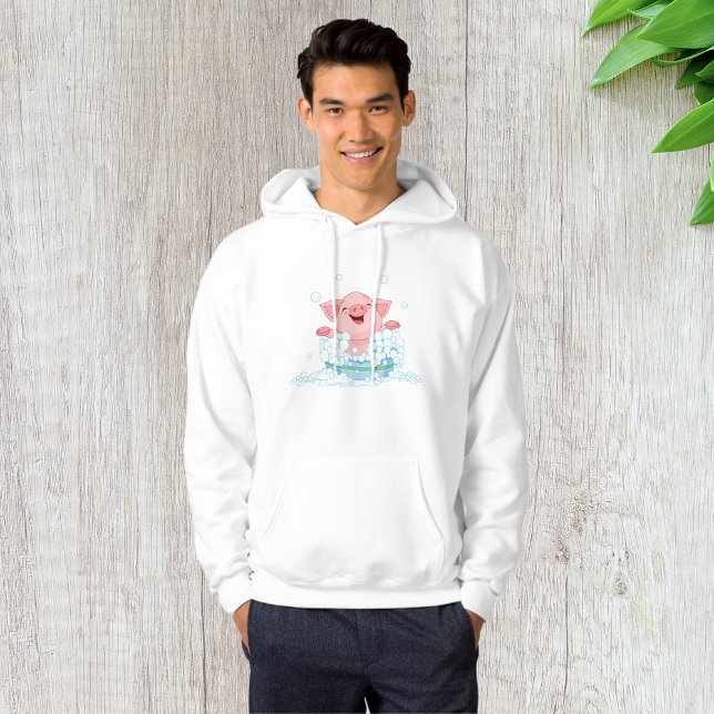 Piglet Taking A Bath Mens Hoodie (Creator Uploaded)
