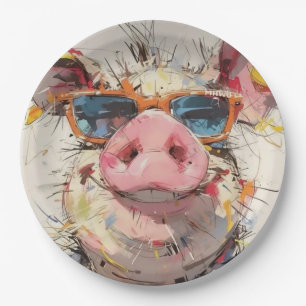 Piglet Throw Pillow Paper Plate