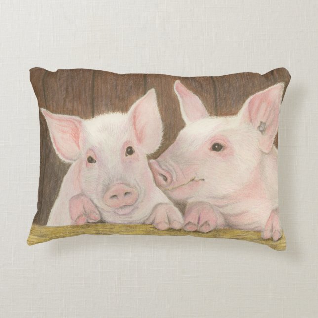 Piglets Decorative Cushion (Back)