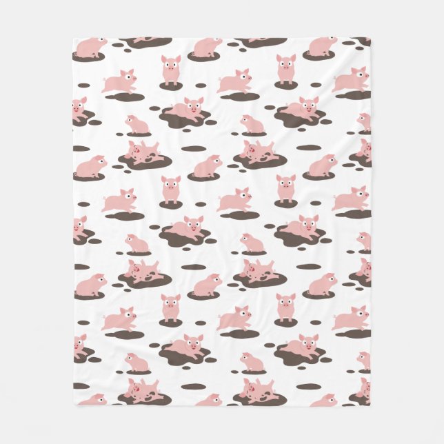 Piglets Fleece Blanket (Front)