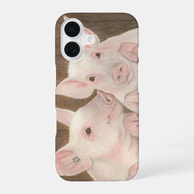 Piglets iPhone 16 Case (Back)