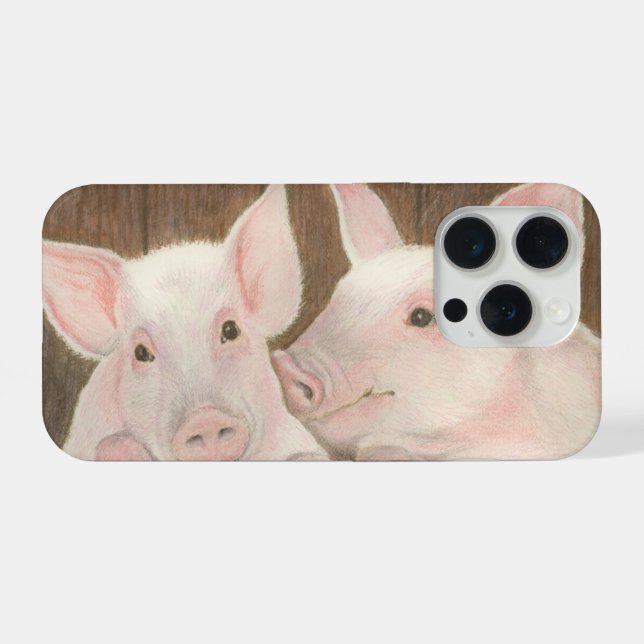 Piglets iPhone Case (Back Horizontal)