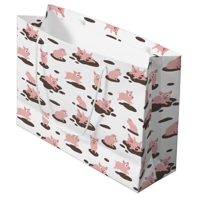 Piglets Large Gift Bag (Front Angled)