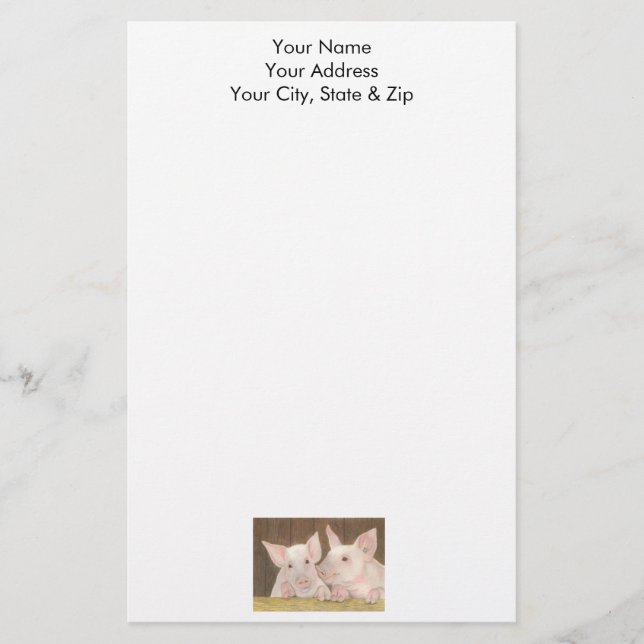 Piglets Stationery (Front)