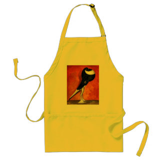 Pigmy Pouter Pigeon Black Pied Standard Apron