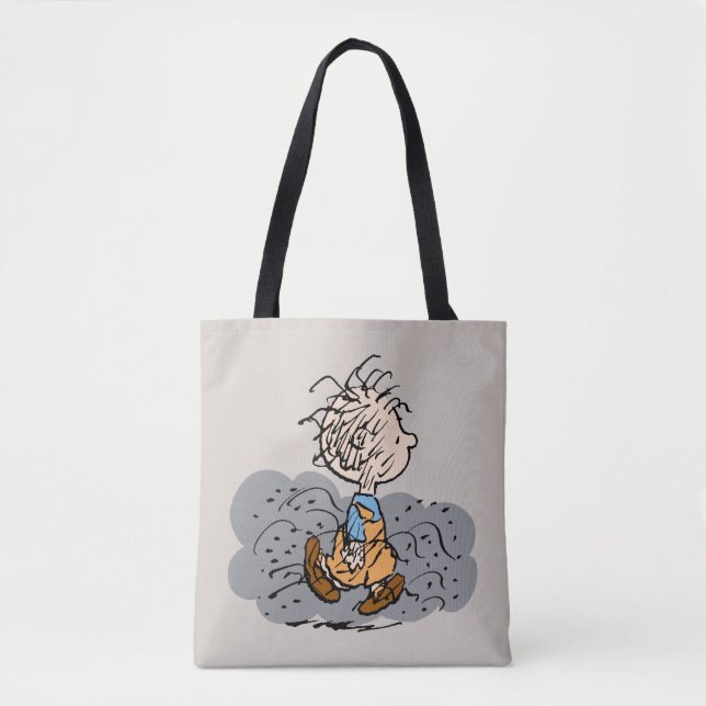 Pigpen Walking Cloud Tote Bag (Front)