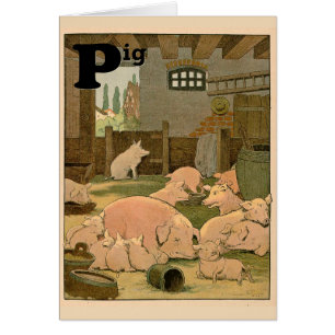 Pigs and Piglets on the Farm Alphabet