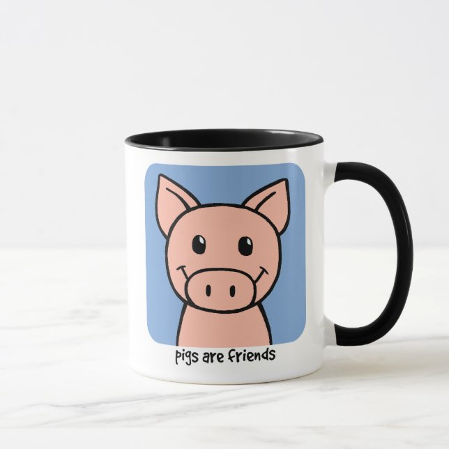 Pigs Are Friends Mug (Right)