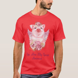 Pigs Are My Spirit Animal Pig Lovers And Farmer G T-Shirt