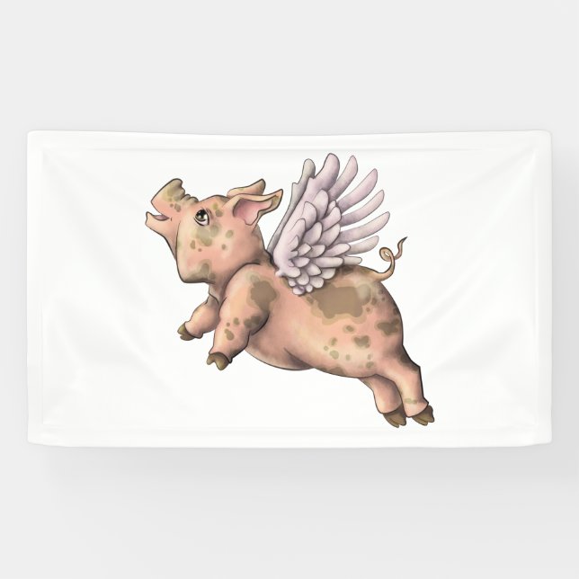 Pigs Fly Banner (Horizontal)