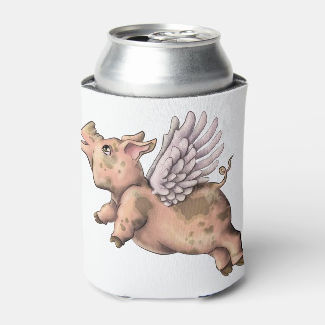 Pigs Fly Can Cooler (Can Front)