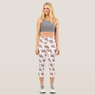 Pigs Fly Capri Leggings