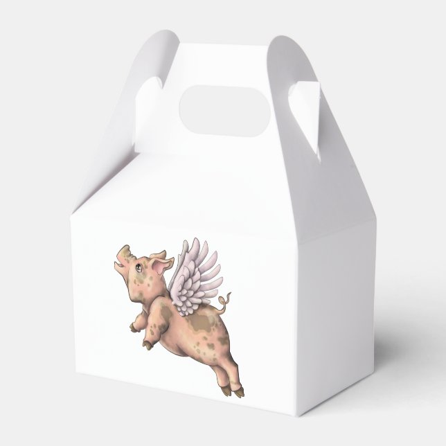 Pigs Fly Favour Box (Front Side)