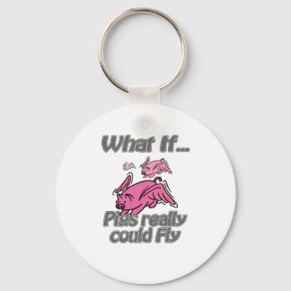 Pigs Fly Key Ring