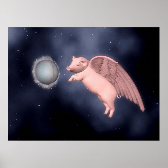 pigs fly poster (Front)